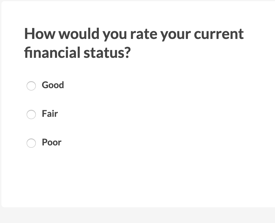 Betterhelp survey financial status